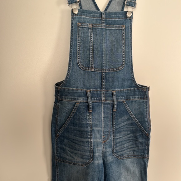 Madewell denim jean straight overalls - Picture 3 of 7